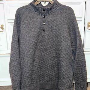 Goodfellow & Co Charcoal Half Zip with Buttons